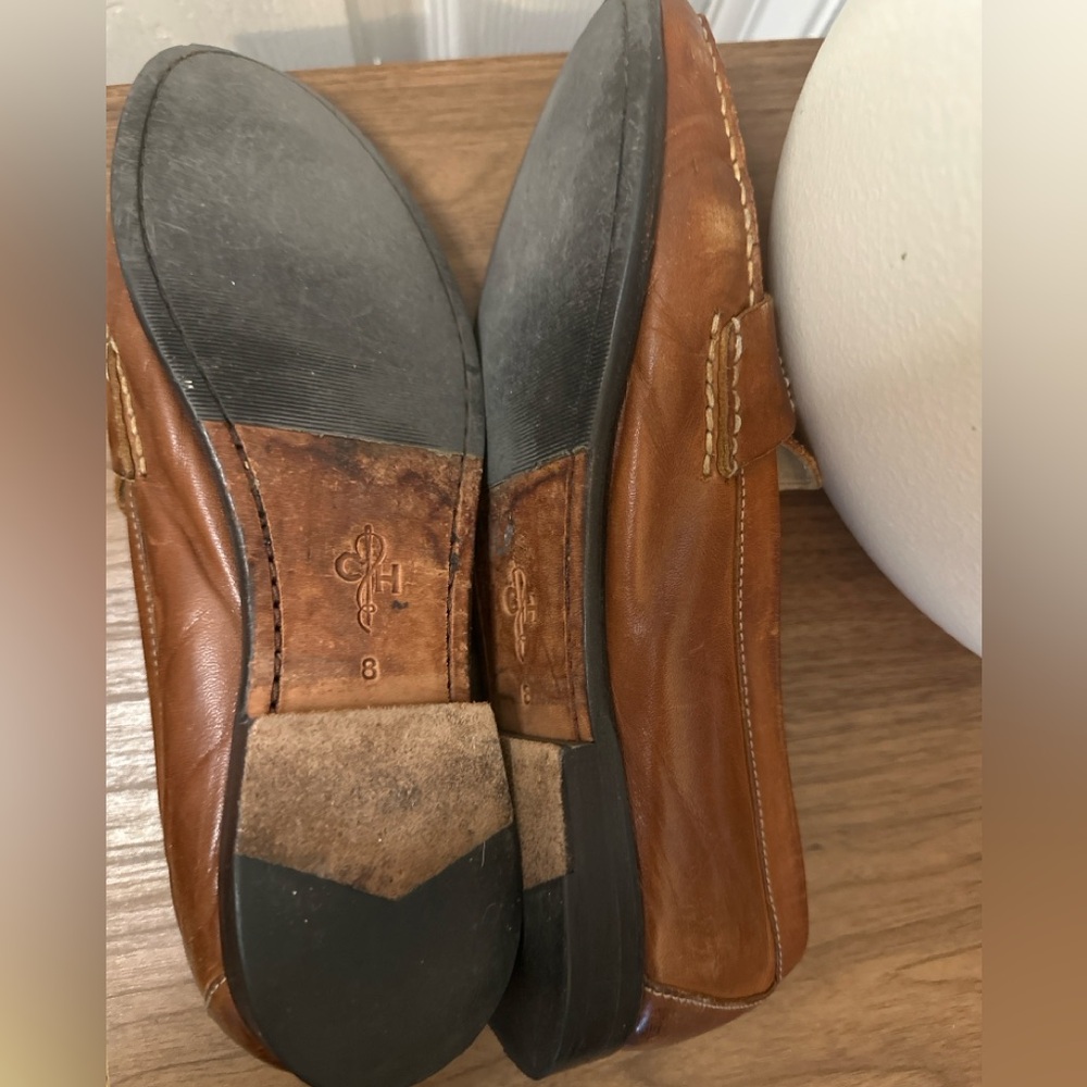 Classic Brown Leather Penny Loafers for Women - Picture 4 of 6